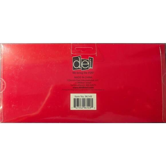 Christmas Ornament Wine Glass Charms Set of 6 NIB - Picture 4 of 4